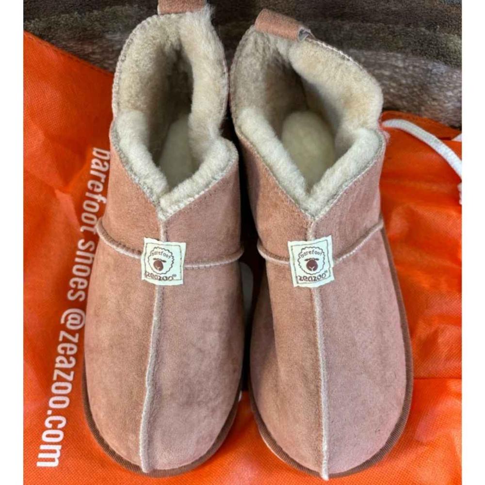 Zeazoo Barefoot Sheepskin Slipper Boots | Happy Little SolesUK