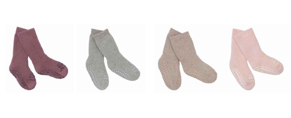 Go Baby Go Non-Slip Organic Cotton Socks | Happy Little Soles