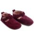 Tikki Kids Pouf Shoes Wine Suede