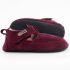 Tikki Kids Pouf Shoes Wine Suede