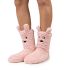 Cozy Sole Adult and Kids Slipper Socks Blush