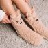 Cozy Sole Adult and Kids Slipper Socks Teddy