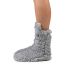 Cozy Sole Adult and Kids Slipper Socks Grey