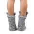 Cozy Sole Adult and Kids Slipper Socks Grey