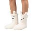 Cozy Sole Adult and Kids Slipper Socks Snow