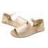 Zeazoo Ladies Coral Sandals Golden Beige