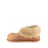 Zeazoo Ladies Sheepskin Dolly Slippers Chestnut