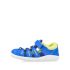 Bobux Summit Sandal Blue and Sunny Lime