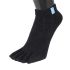 ToeToe Essential Anklet Toe Socks Black