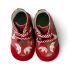 Poco Nido Bird Print Desert Boots with Toe Cap