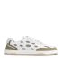 Be Lenka Adults Barebarics Fusion Leather Sneakers - White and Army Brown