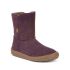 Froddo Barefoot Waterproof Suede Boots Purple