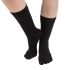 ToeToe Essential Mid-Calf Toe Socks Black