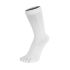 ToeToe Essential Mid-Calf Toe Socks White