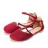 Shapen Orchid Sandals Bordeaux Suede