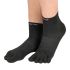 ToeToe Outdoor Liner Trainer Toe Socks Black