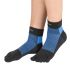 ToeToe Outdoor Liner Trainer Toe Socks Blue