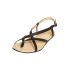 Sole Runner Ladies Rhea Sandal Black