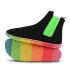 PaperKrane Adult Skittle Neon Chelsea Boots