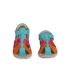 Zeazoo Kids Goby Sandals Turquoise Pink