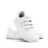 Be Lenka Adults Barebarics Zing Sneakers All White Leather Velcro