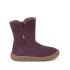 Froddo Barefoot Waterproof Suede Boots Purple