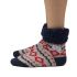 Cozy Sole Women's Navy Jacquard Socks