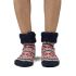 Cozy Sole Women's Navy Jacquard Socks