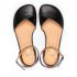 Shapen Poppy Sandals Black