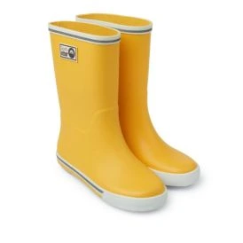 Spotty Otter Forest Ranger Wellies Yellow Happy Little Soles