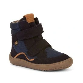 Froddo Barefoot Waterproof Winter Boots Blue Happy Little Soles