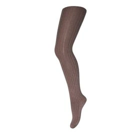 MP Denmark Wool Rib Tights Brown Sienna Happy Little Soles
